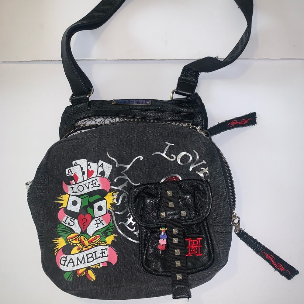 Black Ed Hardy Purse